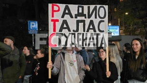 Završen protest ispred RTS